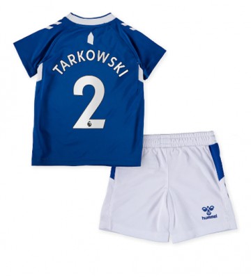 Everton James Tarkowski #2 Hjemmedraktsett Barn 2022-23 Kortermet (+ Korte bukser)